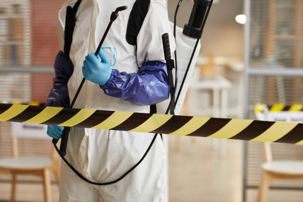 Professional Infectious Disease Decontamination technician working in Matlock, WA